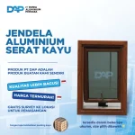 Jendela Aluminium Boven Serat Kayu 40 x 60