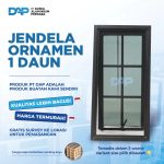 Jendela Aluminium Ornamen 1 Daun 80 x 120 - Image 3