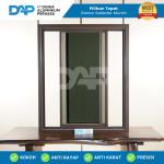 Jendela Aluminium Sliding 2 Daun 120 x 150