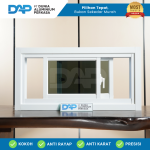 Jendela Aluminium Sliding 2 Daun 40 x 70