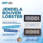 JENDELA BOVEN LOSTER T25CM x L60 CM VENTILASI KAWAT NYAMUK ALUMINIUM EXPANDA