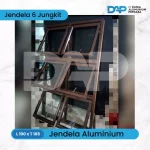 Jendela 6 Jungkit 100 x 165