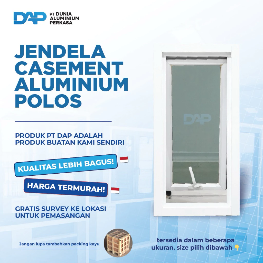 Jendela Aluminium Boven 30 x 150 Jendela Aluminium Boven 30 x 150 - Image 1