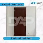 Pintu Aluminium/ Alumunium Alexindo Serat Kayu
