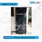 Pintu Aluminium Belah atau dutch 70 x 200
