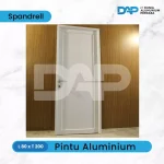 Pintu Aluminium Spandrell / Alumunium 80 x 200