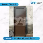 Pintu Alumunium Belah / Dutch Aluminium 90x200 